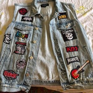 Vintage 90s rock ‘n’ roll vest S